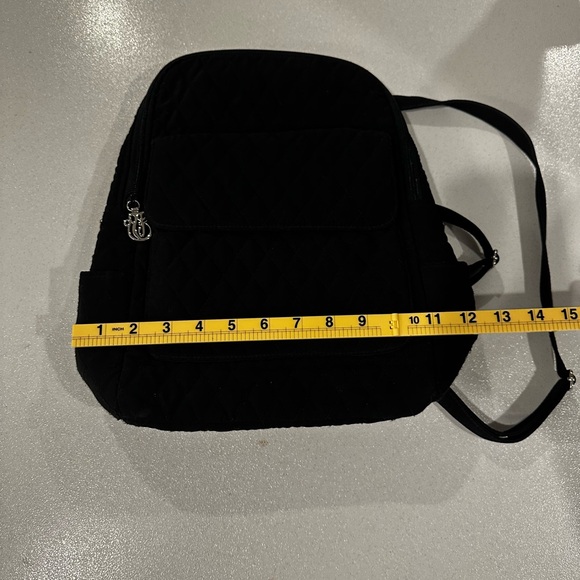 Vera Bradley Elegant Black Backpack - Picture 12 of 14